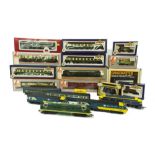 Collection of Hornby, Lima and Bachmann trains and carriages, some boxed; together with a boxed