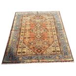 Antique Persian Bojerd rug, 50.5" x 37.5"