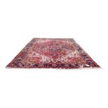 Persian Heriz carpet, 162" x 126" approx