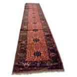 Fine Afghan runner, 174.5" x 36.5"