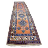 Fine Persian Farab runner, 168" x 41"