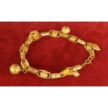 (201502394) 21k yellow gold bracelet, 11.1gm