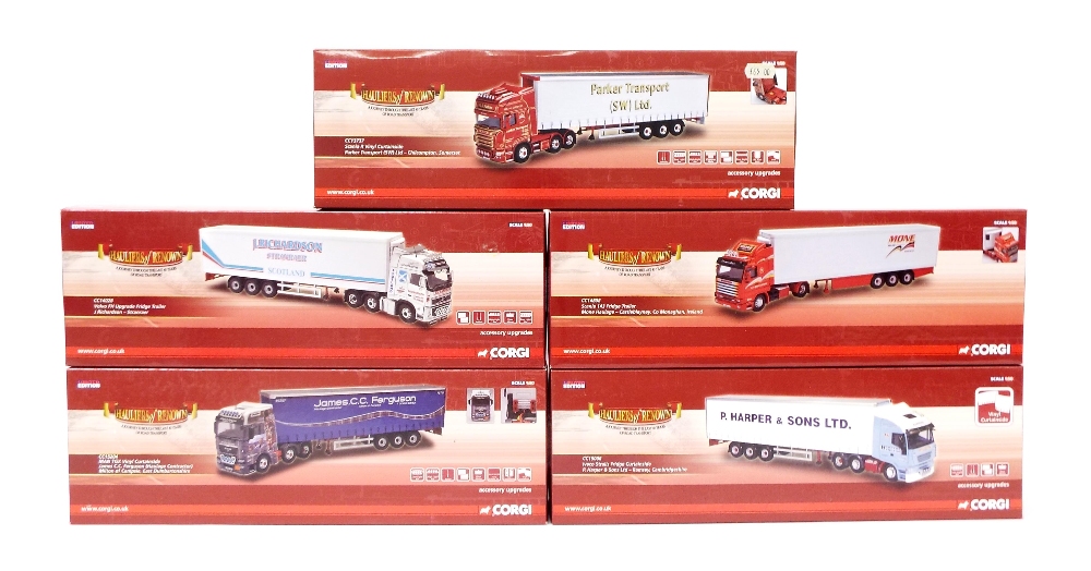 Corgi - Hauliers of Renown, CC13737, CC14028, CC14808, CC15204 and CC15006, all boxed (5)