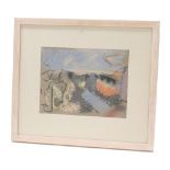 Rose Hilton (b. 1931) - 'Newlyn', unsigned, work in pastel, 8.5" x 11.25"