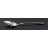 George III silver Old English pattern basting spoon, maker Mary Sumner, London 1807, 12" long, 3oz