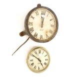 Two Gents of Leicester electric wall dial clocks, 12" and 9" respectively (2)