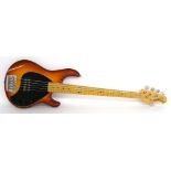 Mark Griffiths' Ernie Ball Musicman Stingray 5 bass guitar, made in USA, ser. no. 5xxx2