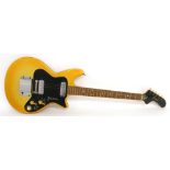 Mark Griffiths'1962 Framus Strato electric guitar, made in Germany, metallic gold finish