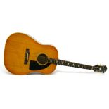 Mark Griffiths' 'Woodstock' guitar - 1965 Epiphone Texan acoustic guitar, made in USA, ser. no