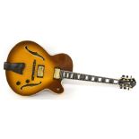 Mark Griffiths' 1980s Fender D'Aquisto electric archtop guitar, made in Japan, ser. no. 9xxxx2