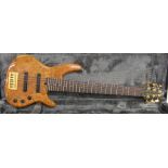 Mark Griffiths' 1989 Heartfield DR-6C bass guitar, made in Japan, ser. no. C8xxx1