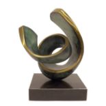 Dennis Westwood (born 1928) - 'Embracement', monogrammed, limited edition 3/9, bronze sculpture on