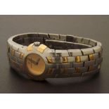 Maurice Lacroix Intuition stainless steel and gold lady's bracelet watch, ref. 59858, no. AE53911,