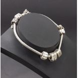 Pandora bracelet, 31.5gm