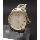 Tag Heuer Link Calibre 5 Link steel and gold gentleman's bracelet watch, ref. WJF2050, serial no.