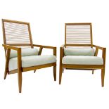 Franco Bizzozero for Pierantonio Bonacina, Italy - pair of Astoria high back lounge chairs,