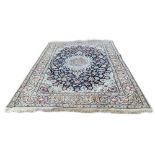 Persian Nain carpet, 116" x 76"