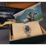 Rolex Oyster Perpetual Date stainless steel lady's bracelet watch, ref. 6916, serial no. 7038xxx,