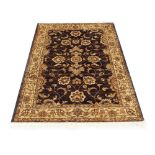 Ziegler type rug with blue ground, 75" x 55" approx