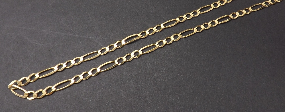 9ct necklet, 20.6gm, 29" long