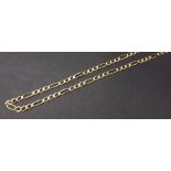 9ct necklet, 20.6gm, 29" long