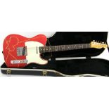 Fender '62 reissue Custom Telecaster electric guitar, crafted in Japan, neck ser. no. Q0xxxx4,