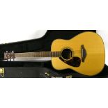 Perry Bamonte - Yamaha FG720SL left handed acoustic guitar, hard case, condition: good *Purchased by