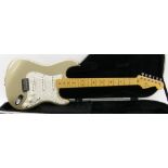2000 Fender Stratocaster electric guitar, made in USA, ser. no. Z0xxxxx9, metallic finish, electrics