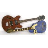 Framus Atlantik electric guitar in need of restoration; together with an interesting small-bodied