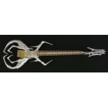 Guitar Sculpture - British Custom Guitars 'Shine On' electric guitar, the body cast from an old