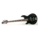Perry Bamonte - Yamaha BB414L left-handed bass guitar, black finish, various vacant holes where