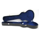 Hard case suitable for a Les Paul style guitar