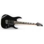 Ibanez Gio Black Night electric guitar, made in China, black finish, electrics in working order,