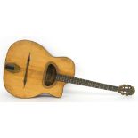 1933 Selmer Eddie Freeman Special tenor guitar, made in France, ser. no. 273, rosewood back and