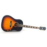 Epiphone limited edition John Lennon EJ-160E/VC electro-acoustic guitar, made in Indonesia, ser. no.