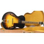 1952 Gibson ES125 hollow body electric guitar, made in USA, ser. no. Z2xx4, sunburst finish in