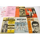 Buddy Holly & The Crickets - 1958 UK tour Souvenir Programme; together with a 'Hit Parade magazine',