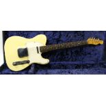 1966 Fender Telecaster electric guitar, made in USA, ser. no. 1xxxx5, blond finish with typical wear
