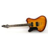 Perry Bamonte - 2002 Schecter Diamond Series Ultra LH left-handed electric guitar, sunburst finish