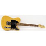 Squier by Fender Affinity Series Tele electric guitar, crafted in China, butterscotch finish with