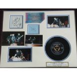 The Everley Brothers - autographs of Phil and Don Everley framed with a ticket for an Everely