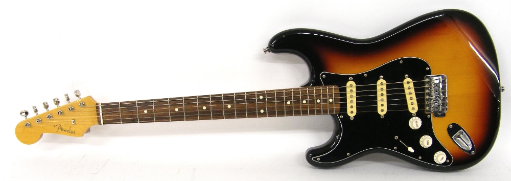 Perry Bamonte - 1996 Fender '62 reissue Stratocaster left-handed electric guitar, made in Japan,