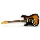 Perry Bamonte - 1996 Fender '62 reissue Stratocaster left-handed electric guitar, made in Japan,