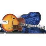 1977 Ibanez 2461 model archtop guitar, made in Japan, ser. no. J77xxx9, sunburst finish with minor
