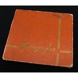 Autograph album containing a quantity of signatures including Bill Wyman, Mick Jagger, Brian