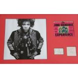 The Jimi Hendrix Experience - Jimi Hendrix autograph alongside the autographs of Noel Reading and