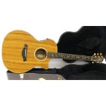 2001 Taylor K14CE electro acoustic guitar, made in USA, ser. no. 2001xxxxxx3, all Koa wood