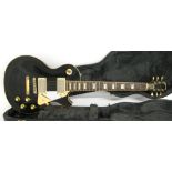 2002 Gibson Les Paul Standard electric guitar, made in USA, ser. no. 0xxx2xx1, black finish in