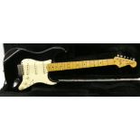 1982 Fender Dan Smith Era Stratocaster electric guitar, made in USA, ser. no. E2xxx3, black finish