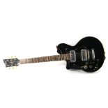 Perry Bamonte - Maton Mastersound 500 left-handed electric guitar, made in Australia, black finish